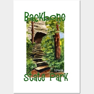 Backbone State Park, Iowa Posters and Art